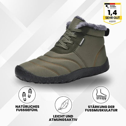 OrthoWarm - Schmerzlindernde, wasserabweisende & gefütterte Barfußschuhe