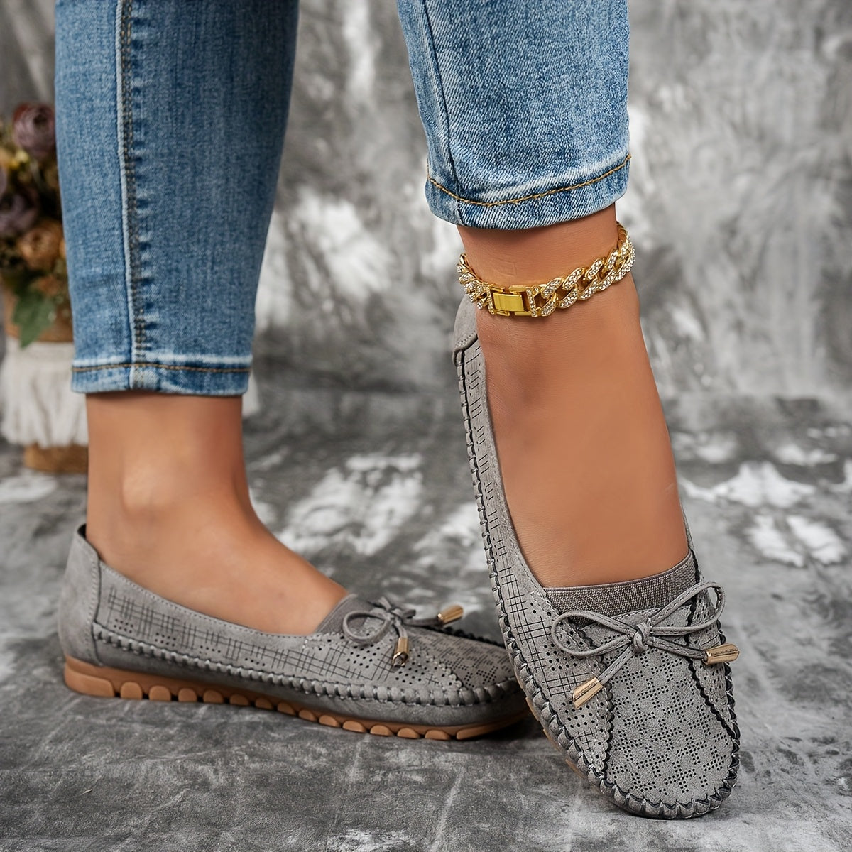 Sabine – Weiche Komfort-Loafer mit zarter Schleife