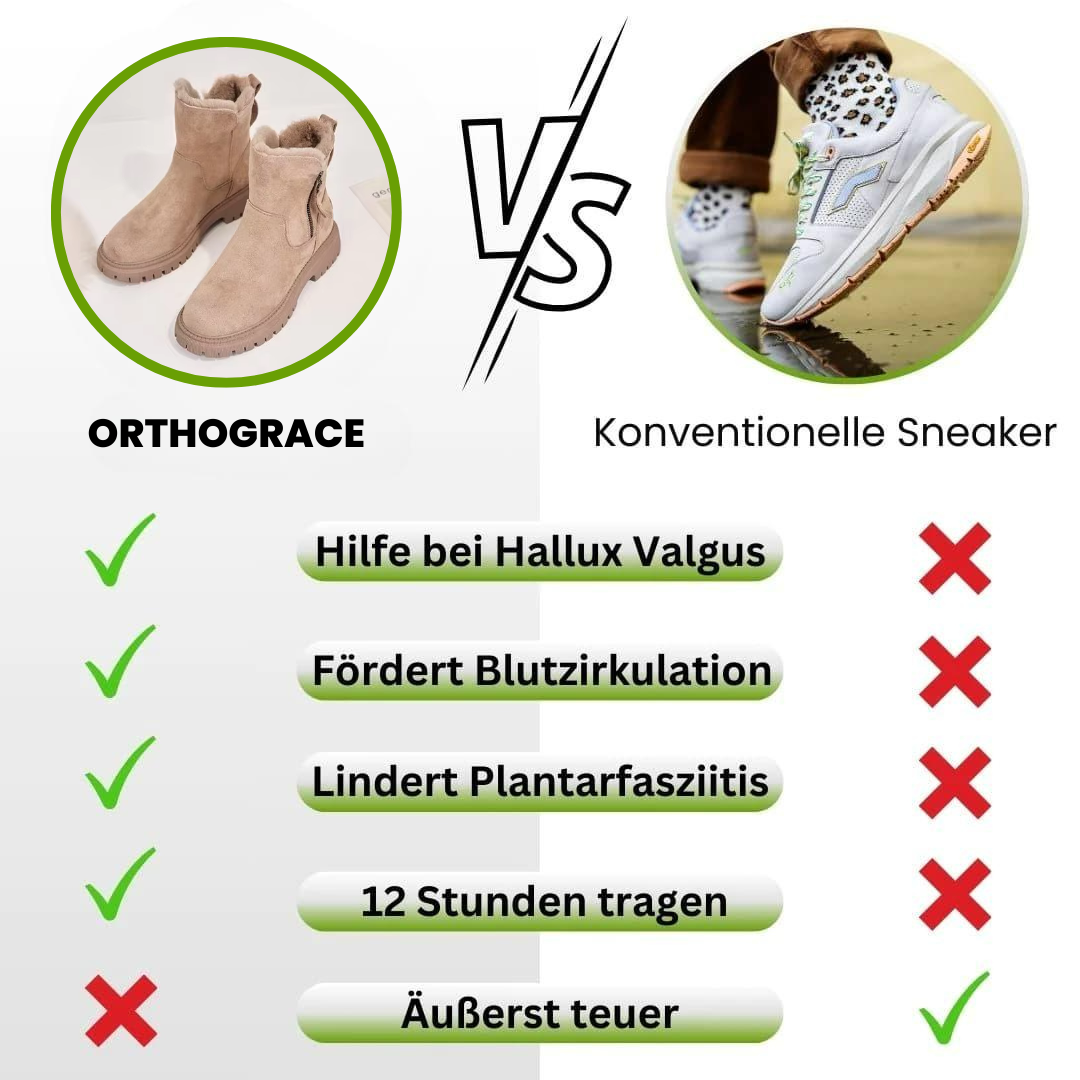 NordicWarm - Ergonomische, wasserdichte & rutschfeste Schuhe für Herbst & Winter zur Schmerzlinderung