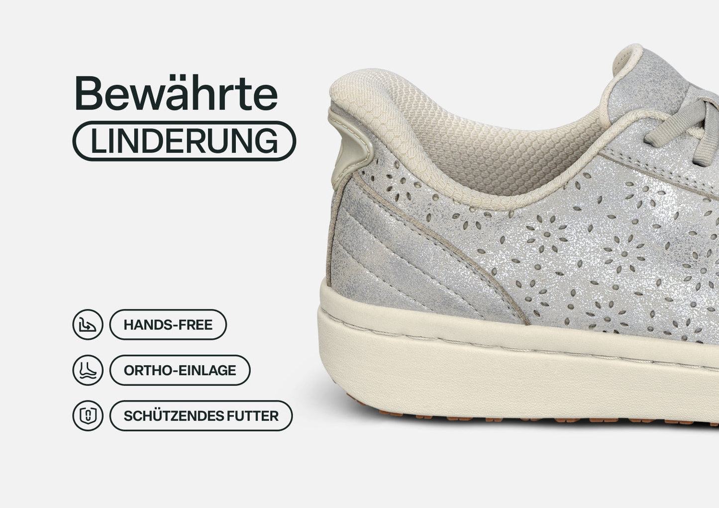 Elise - Der Hands-Free Komfort-Sneaker für stilvolle Tage