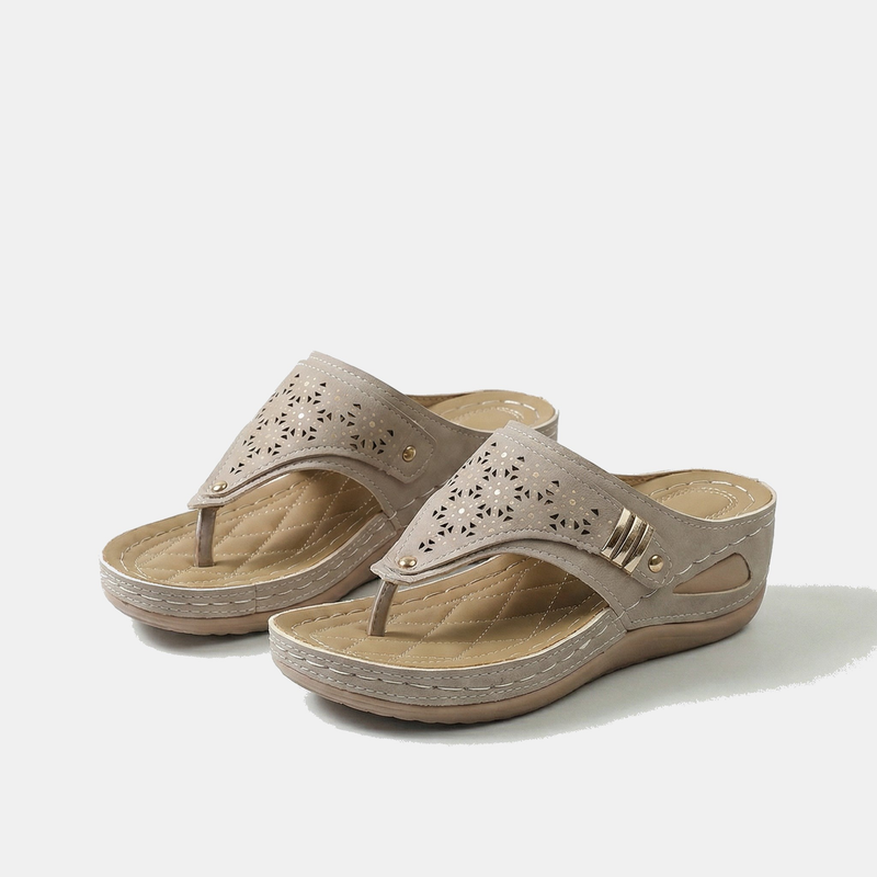 Élodie - Keil-Zehensandalen für Dame
