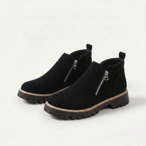 Frida – Plateau-Stiefelette mit Thick-Sole für Herbst & Winter