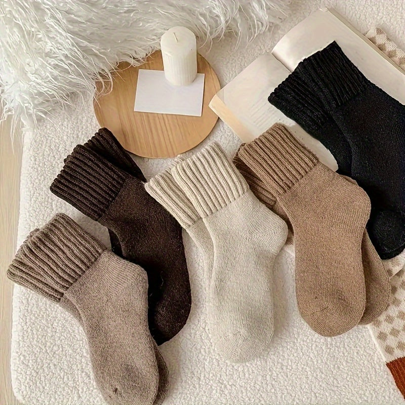 Winter-Frotteesocken (5 Paar) – dick, warm & kuschelig