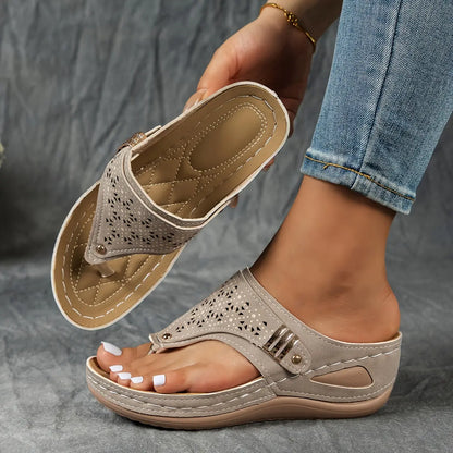 Élodie - Keil-Zehensandalen für Dame