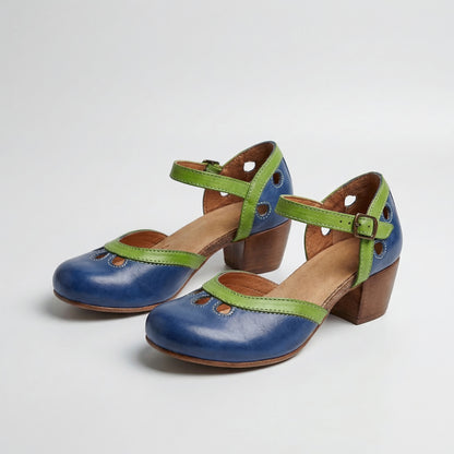 Laisy - Orthopädische Sandalen mit niedrigem Absatz